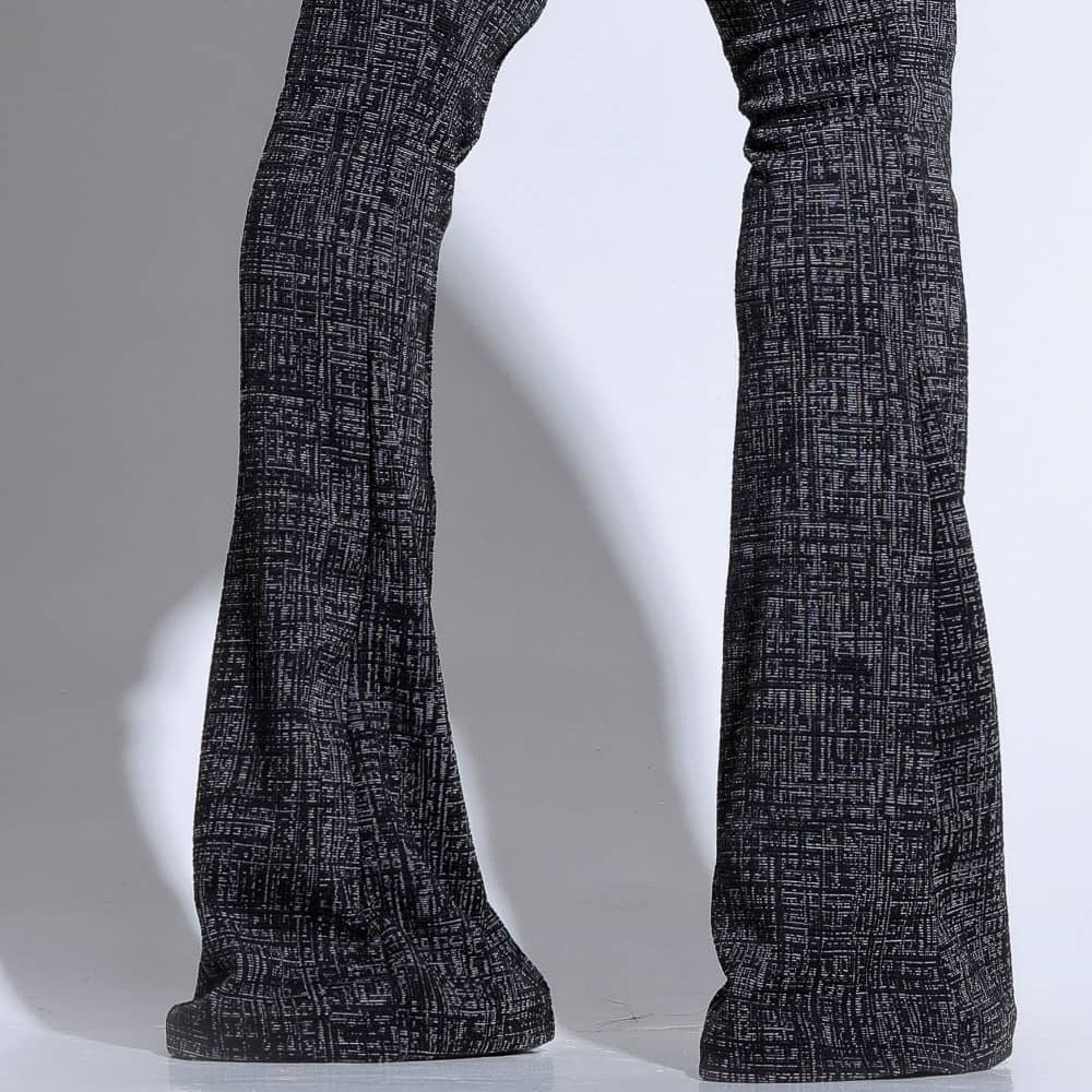 Calça Modeladora Flare Cós Alto Mescla - BE602