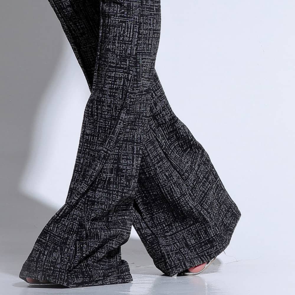 Calça Modeladora Flare Cós Alto Mescla - BE602