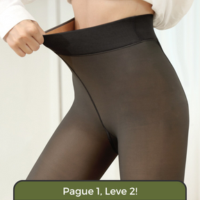 Meia Calça Térmica Forrada de Lã - [Compre 1 Leve 2]