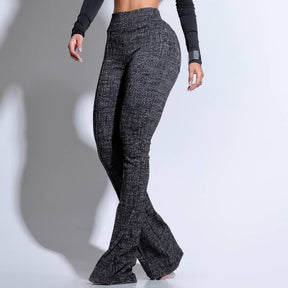 Calça Modeladora Flare Cós Alto Mescla - BE602