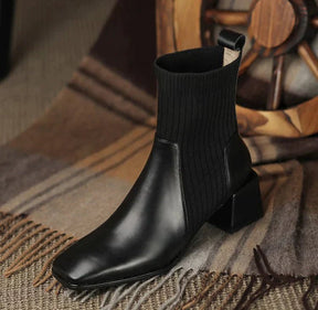 Dallas Bota Feminina Texana Western Cano Curto com Malha - Mais Conforto Mais Estilo