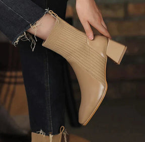 Dallas Bota Feminina Texana Western Cano Curto com Malha - Mais Conforto Mais Estilo