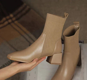 Dallas Bota Feminina Texana Western Cano Curto com Malha - Mais Conforto Mais Estilo